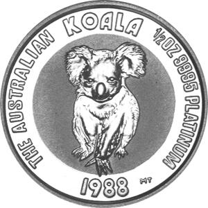 Australien Platin Koala 1/4 Unze kaufen und verkaufen