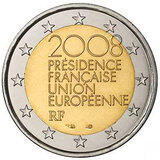 2 Euro 2008 Frankreich Ratspräsidentschaft