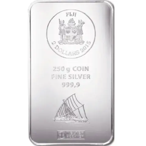 Silberbarren 250 Gramm Fiji