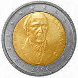 2 Euro 2004 San Marino Folder Borghesi