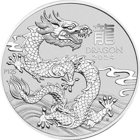 Platin Drache 1 Unze 2024 Australien Perth Mint