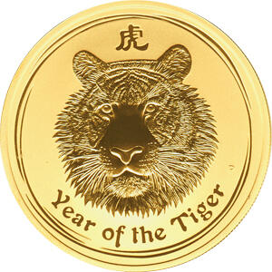 Lunar II Tiger 1 Unze 2010