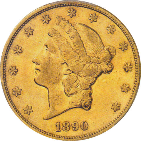 20 Dollar American Liberty Head 1890