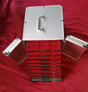 Aluminium Münzkoffer (gebraucht)