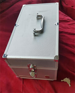 Aluminiem Münzkoffer (gebraucht)