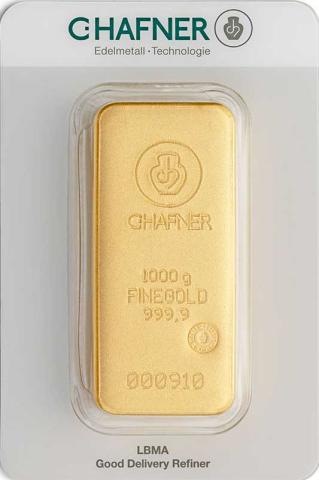 Hafner Goldbarren 1000 Gramm