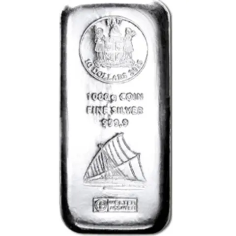 Silberbarren 1000 Gramm Fiji