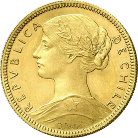 20 Pesos Chile Liberty kaufen und verkaufen