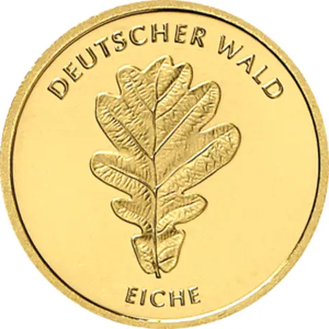 20 Euro Goldmünze Eiche 2010 Deutscher Wald mit Zertifikat