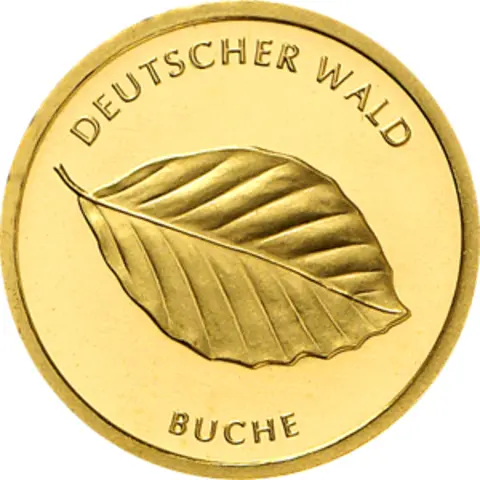 20 Euro Goldmünze Buche 2011 Deutscher Wald mit Zertifikat