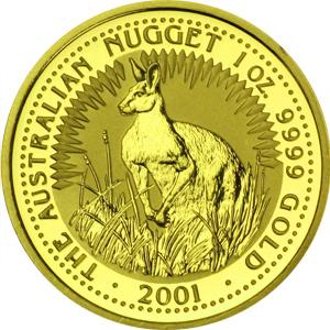 Känguru 1/10 Unze 2001