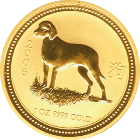 Lunar I Hund 1 Unze 2006