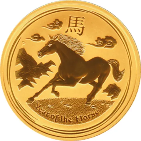 Lunar II Pferd 1 Unze 2014