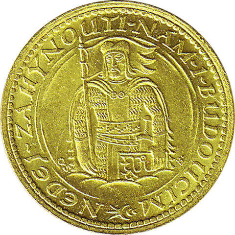 Tschechoslowakei 1 Dukat 1932 Kremnitz St Wenzel Goldmünze