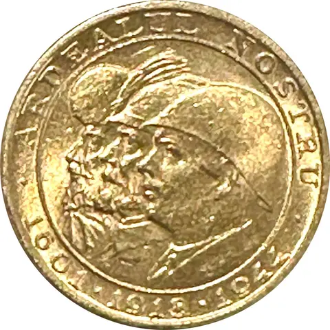 Rumänien 20 Lei Gold Goldmünze MIchael