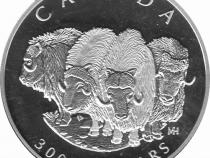 Platin Kanada 1999 Bison proof