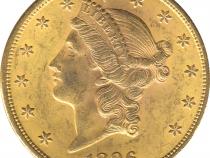 20 Dollar American Liberty Head 1896