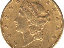 20 Dollar American Liberty Head 1905