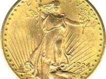 American Double Eagle Saint Gaudens 1924