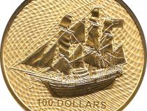 1 Unze Cook Island Goldmünze Schiff Bounty