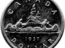 Canada Silber Gedenkmünze 1 Dollar 1937