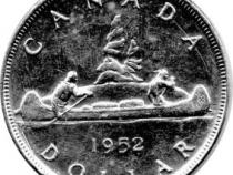 Canada Silber Gedenkmünze 1 Dollar 1952