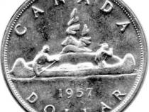 Canada Silber Gedenkmünze 1 Dollar 1957