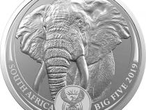 Südafrika 2019 Big Five Elefant 1 Unze Silber