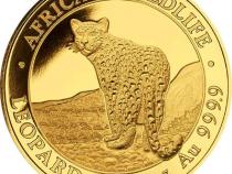 Somalia Leopard Goldmünze 2018