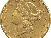 20 Dollar American Liberty Head 1906