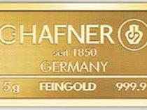 Goldbarren 5 Gramm Hafner Responsive & Fair