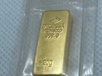 Goldbarren 20 Gramm Degussa Sargform