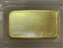 Goldbarren 100 Gramm Degussa geprägt alt