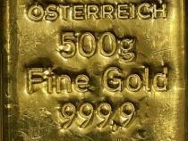 Münze Österreich Goldbarren 500 Gramm alt