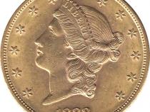 20 Dollar American Liberty Head 1888