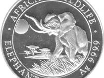 Somalia Elefant 1 Unze Silber 2016