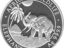 Somalia Elefant 1 Unze Silber 2017 