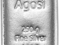 Silberbarren 250 Gramm Agosi