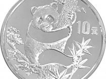 China Panda 1987 Silbermünze