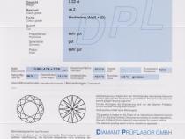 Diamant und Brillant 0,22 Carat mit Zertifikat DPL-TW-874