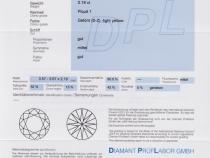Diamant und Brillant 0,18 Carat mit Zertifikat DPL-TW-877