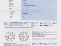 Diamant und Brillant 0,18 Carat mit Zertifikat DPL TW-881