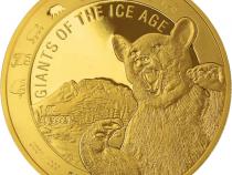 Höhlenbär 1 Unze Gold 2020 Giganten der Eiszeit