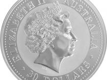 Lunar I Silbermünze Australien Drachen 1 Kilo 2000 Perth Mint