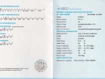 Diamant und Brillant 0,71 Carat mit Zertifikat HRD-170001389908
