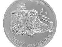 Tschechischer Löwe Silbermünzen 2017