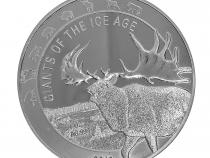 Giants of the Ice Age Silbermünzen 1 Unze Irish Elk