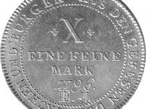 Altdeutschland Frankfurt Silber Taler 1796