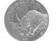Giants of the Ice Age Silbermünzen 1 Unze Rhinoceros 2021
