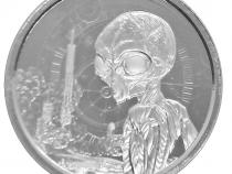 Alien Grey Silbermünzen 1 Unze 